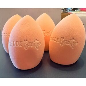 4 Belle Beauty Pink Makeup Blending Sponge Teardrop Beauty Blender NEW